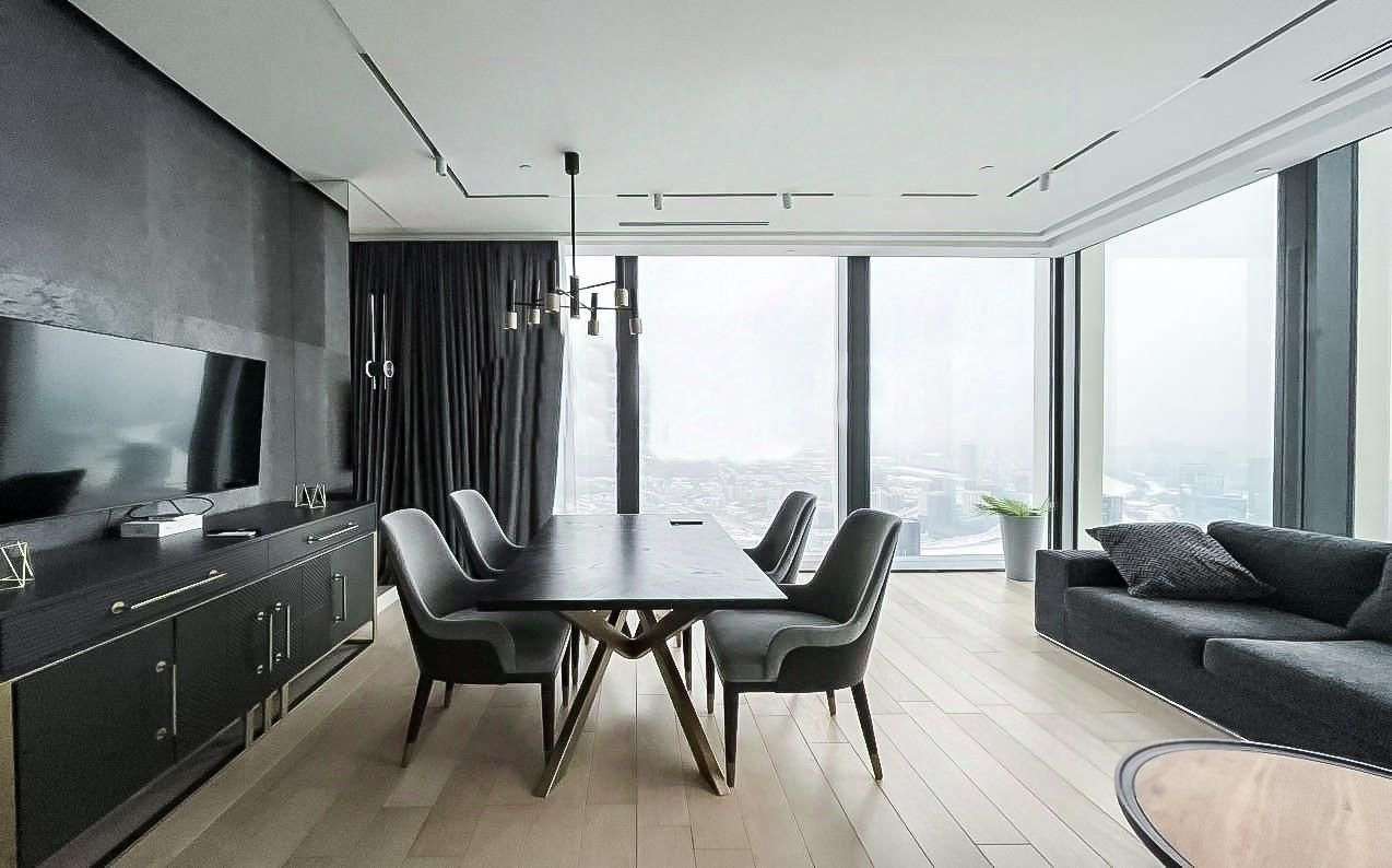 Meticulously crafted with premium materials and cutting-edge technology, this residence features designer finishes, luxury solid wood furniture