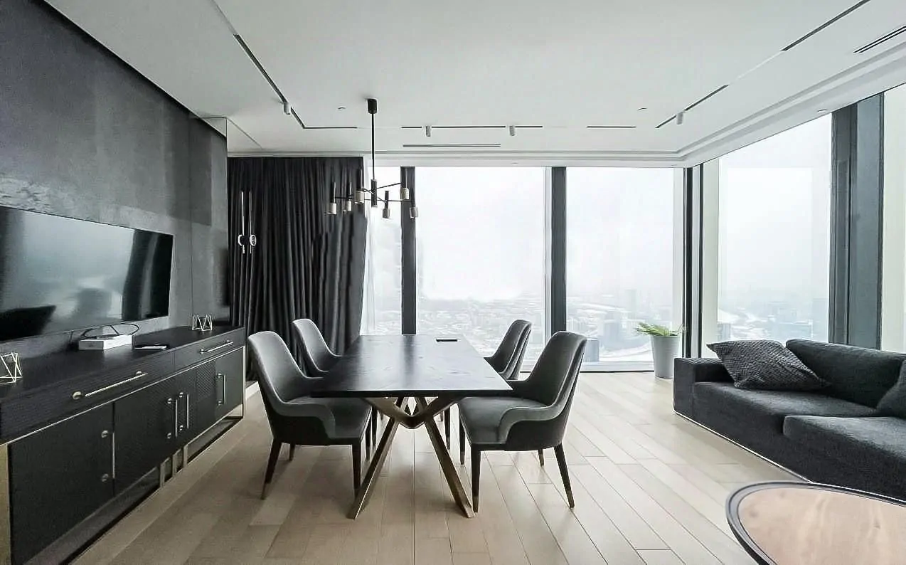 Meticulously crafted with premium materials and cutting-edge technology, this residence features designer finishes, luxury solid wood furniture